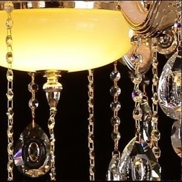 Pandantiv în stil european Pandantiv din cristal de jad din aliaj de zinc