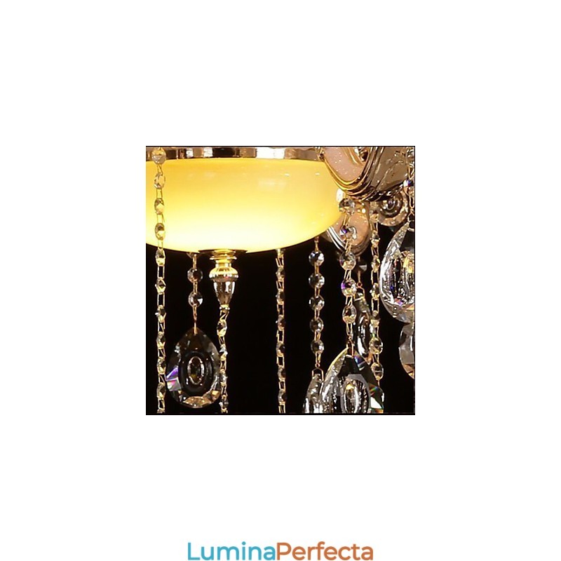 Pandantiv în stil european Pandantiv din cristal de jad din aliaj de zinc