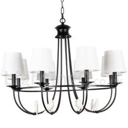 8 lumini retro negru stil mediteranean rustic contemporan stil lumânare candelabru