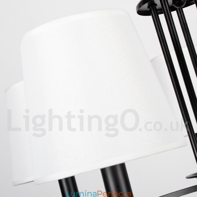 8 lumini retro negru stil mediteranean rustic contemporan stil lumânare candelabru