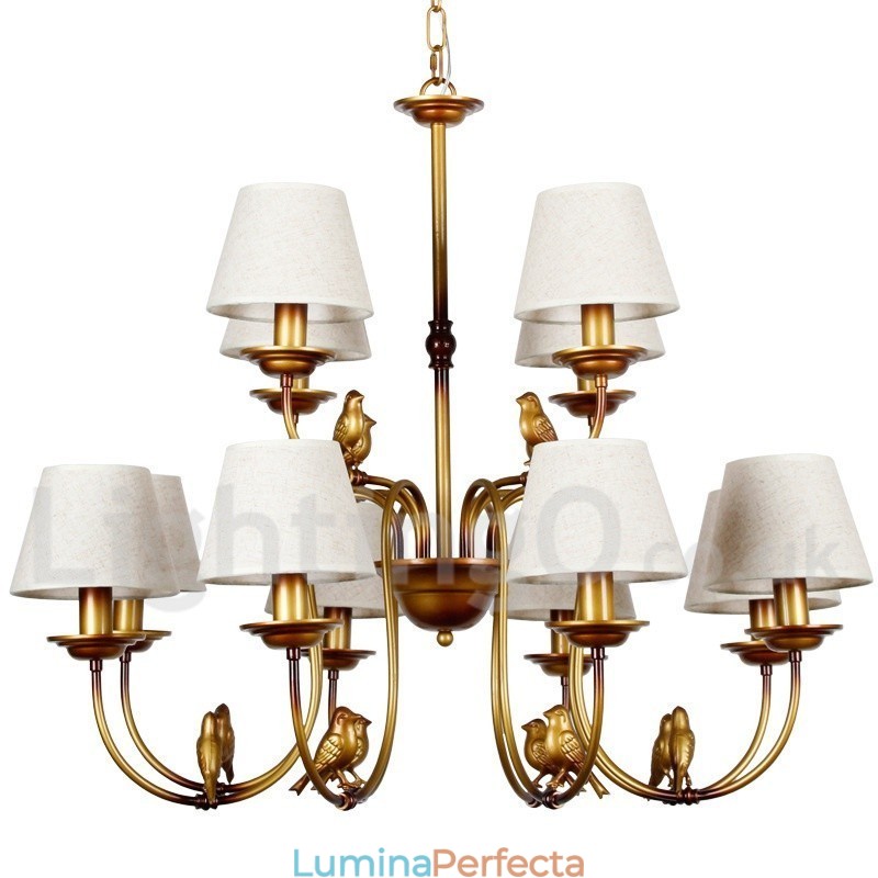 Candelabru cu 12 lumini, modern, contemporan, rustic, retro, în stil lumânare