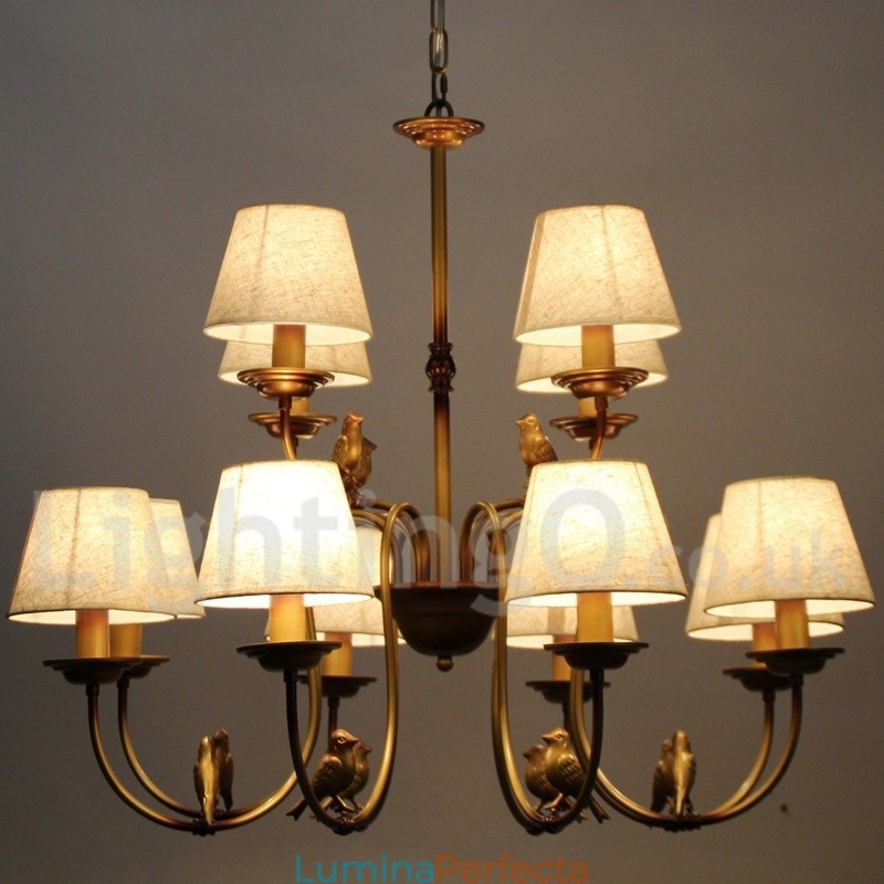Candelabru cu 12 lumini, modern, contemporan, rustic, retro, în stil lumânare