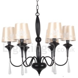 Candelabru în stil lumânare cu 6 lumini în stil mediteranean