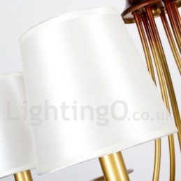 Candelabru cu 6 lumini, în stil mediteranean, rustic, modern și contemporan în stil lumânare