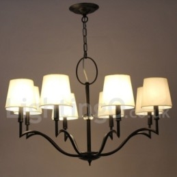 Candelabru în stil lumânare modern și contemporan cu 8 lumini