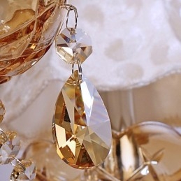 Candelabru de lux în stil european cu 6 lumini cu cristal K9