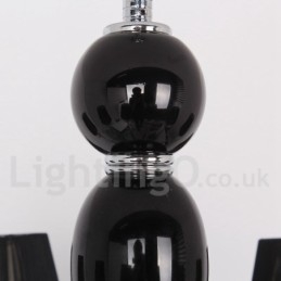 Candelabru contemporan K9, alb, cu 5 lumini, în stil lumânare