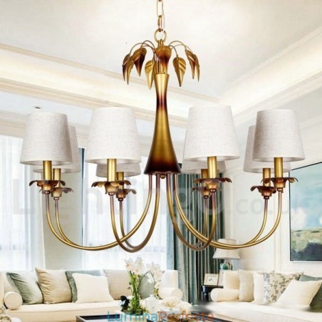 Candelabru cu 8 lumini, modern, contemporan, rustic în stil lumânare Candelabru cu 8 lumini, modern, contemporan, rustic în stil lumânare