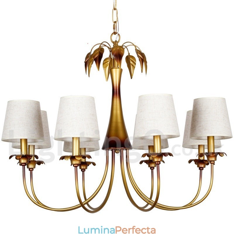 Candelabru cu 8 lumini, modern, contemporan, rustic în stil lumânare