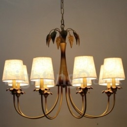 Candelabru cu 8 lumini, modern, contemporan, rustic în stil lumânare
