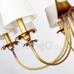 Candelabru cu 8 lumini, modern, contemporan, rustic în stil lumânare