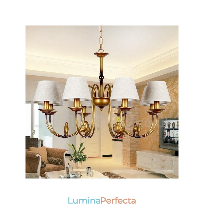 Candelabru cu 8 lumini, modern, contemporan, rustic, retro, în stil lumânare