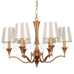 Candelabru în stil lumânare cu 6 lumini în stil mediteranean