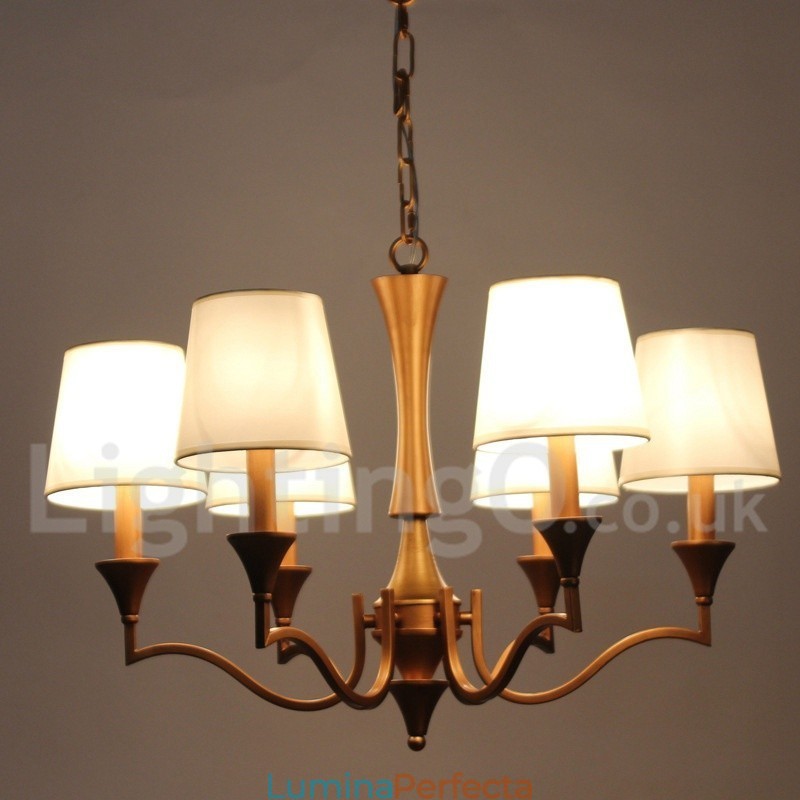 Candelabru în stil lumânare cu 6 lumini în stil mediteranean