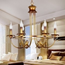 Candelabru în stil retro lumânare cu 6 lumini