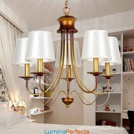 Candelabru cu 5 lumini în stil rustic mediteranean modern contemporan în stil lumânare Candelabru cu 5 lumini în stil rustic mediteranean modern contemporan în stil lumânare
