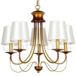 Candelabru cu 5 lumini în stil rustic mediteranean modern contemporan în stil lumânare