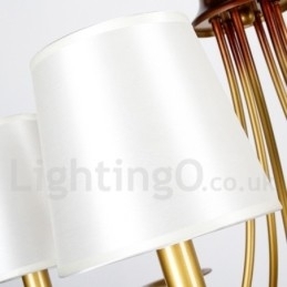 Candelabru cu 5 lumini în stil rustic mediteranean modern contemporan în stil lumânare