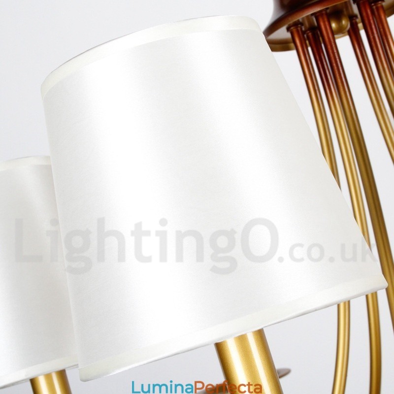 Candelabru cu 5 lumini în stil rustic mediteranean modern contemporan în stil lumânare