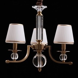Candelabru din metal, din bronz, din cristal, contemporan modern