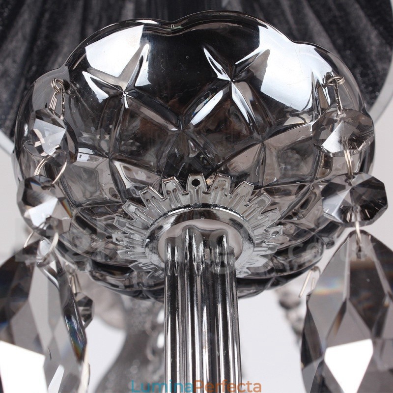 Candelabru în stil lumânare de cristal K9 cu 6 lumini