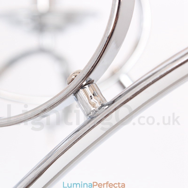 Candelabru în stil lumânare din cristal K9 contemporan cu 8 lumini