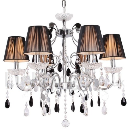 Candelabru în stil lumânare din cristal K9 contemporan cu 6 lumini Candelabru în stil lumânare din cristal K9 contemporan cu 6 lumini