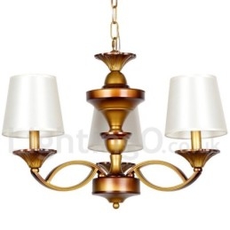 Candelabru în stil lumânare rustic în stil retro mediteranean cu 3 lumini