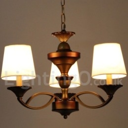 Candelabru în stil lumânare rustic în stil retro mediteranean cu 3 lumini