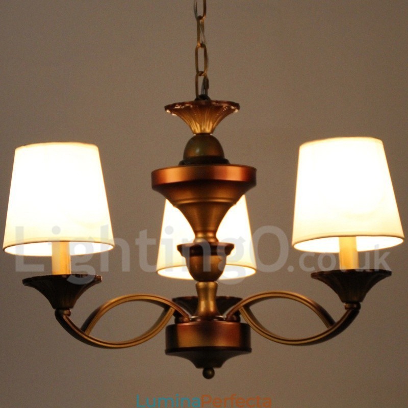 Candelabru în stil lumânare rustic în stil retro mediteranean cu 3 lumini