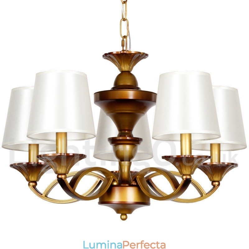 Candelabru în stil retro lumânare cu 5 lumini