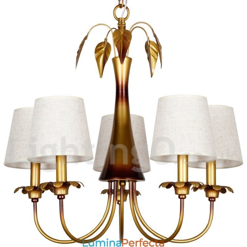 Candelabru cu 5 lumini, modern, contemporan, rustic, în stil lumânare