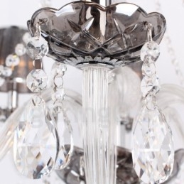 Candelabru în stil lumânare de cristal K9 cu 8 lumini
