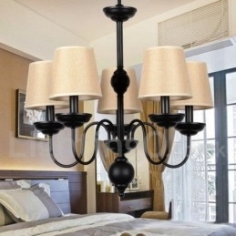 Candelabru în stil lumânare, retro, rustic, cu 5 lumini
