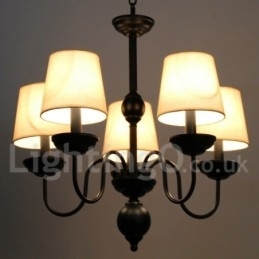 Candelabru în stil lumânare, retro, rustic, cu 5 lumini