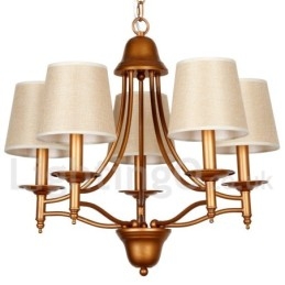 Candelabru în stil lumânare cu 5 lumini, rustic, retro, stil mediteranean