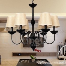 Candelabru în stil lumânare, retro, rustic, cu 6 lumini
