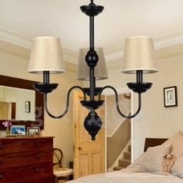 Candelabru în stil lumânare, retro, rustic, cu 3 lumini