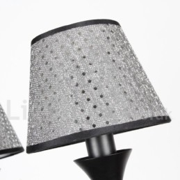 Candelabru cu 12 lumini, rustic, modern, retro, negru, stil lumânare