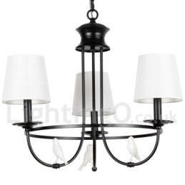 Candelabru cu 3 lumini, retro, negru, stil mediteranean, rustic contemporan, în stil lumânare