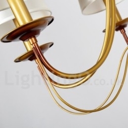 Candelabru cu 8 lumini în stil rustic mediteranean, modern și contemporan în stil lumânare