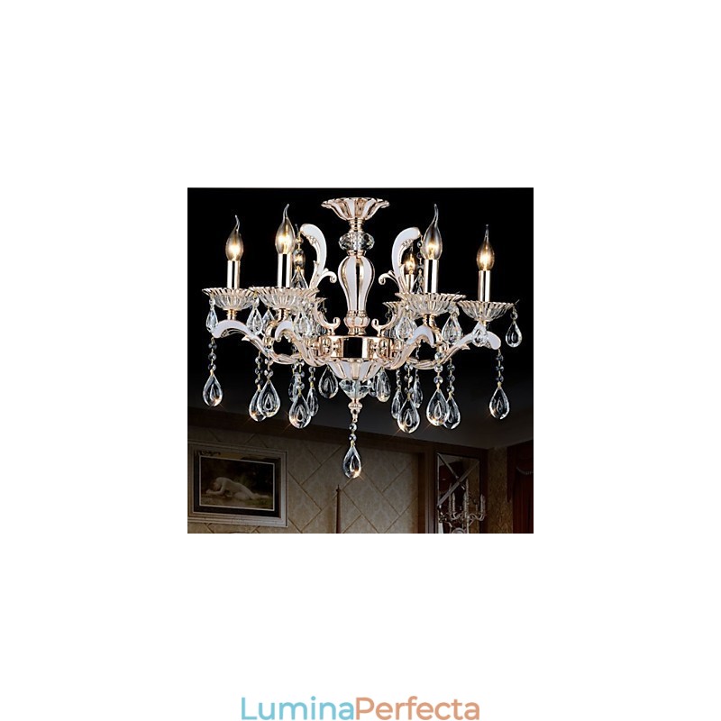 Lămpi de lux din aliaj de zinc, lumânări de lux în stil european