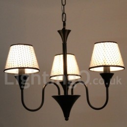 Candelabru cu 3 lumini, rustic, modern, retro, negru, stil lumânare