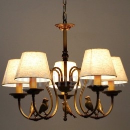 Candelabru în stil lumânare retro, modern, contemporan, cu 5 lumini