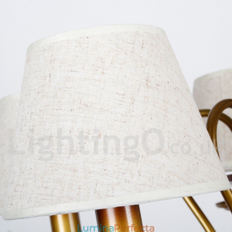 Candelabru în stil lumânare retro, modern, contemporan, cu 5 lumini