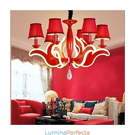 Creative Garden Lights Candelabru acrilic roșu Creative Garden Lights Candelabru acrilic roșu