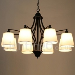 Candelabru cu 8 lumini, rustic, retro, în stil lumânare