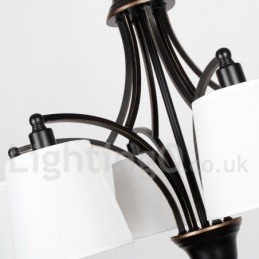 Candelabru cu 8 lumini, rustic, retro, în stil lumânare