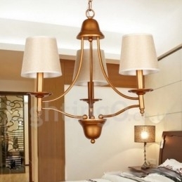 Candelabru în stil lumânare cu 3 lumini, rustic retro, stil mediteranean