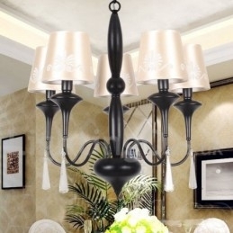 Candelabru în stil lumânare cu 5 lumini în stil mediteranean
